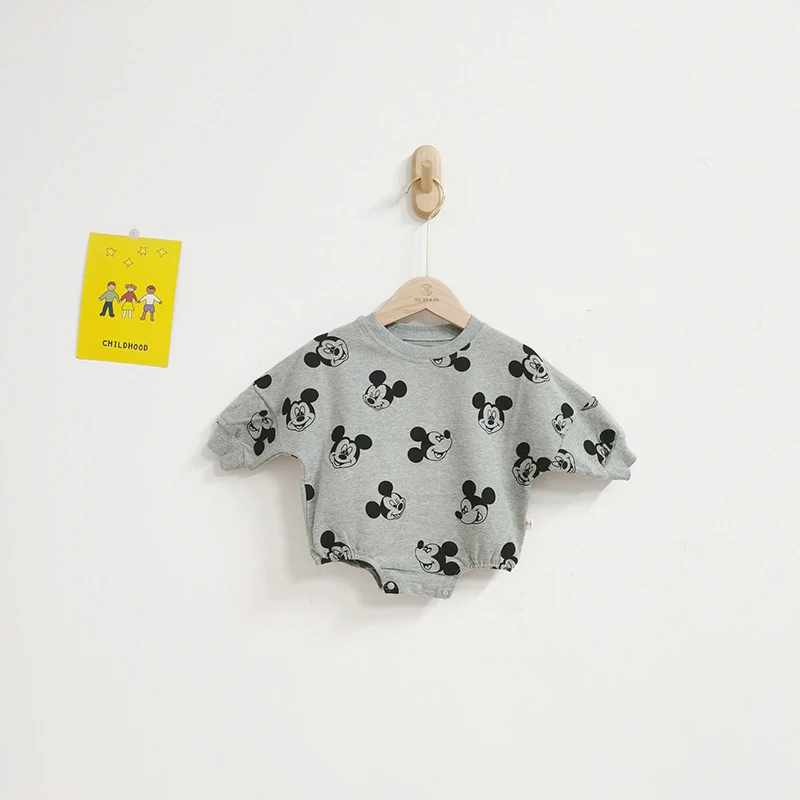 Disney Baby Cute Cartoon Mickey Mouse Romper Clothing Boys Girls Clothes Long Sleeve 0-24M Infant Toddler Newborn Outfits Romper 
Disney Baby Cute Cartoon Mickey Mouse Romper Clothing Boys Girls Clothes Long Sleeve 0-24M Infant Toddler Newborn Outfits Romper