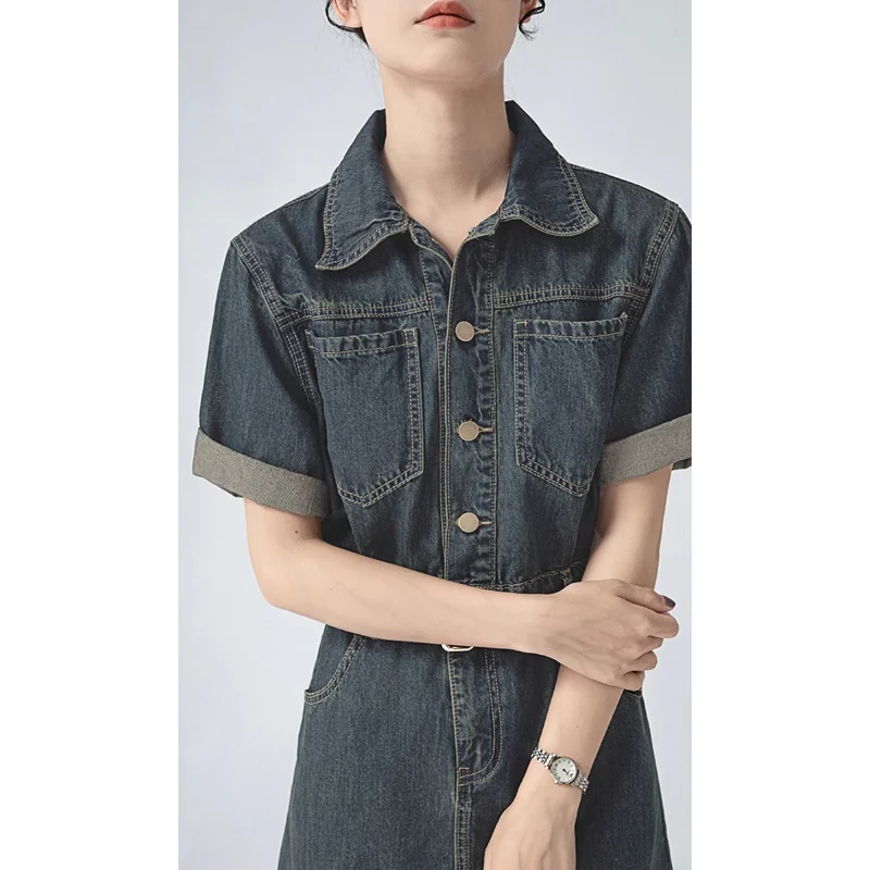 Refusing the stuffy ice oxygen Siro spinning retro dress for women with summer waistband denim dress for women
Refusing the stuffy ice oxygen Siro spinning retro dress for women with summer waistband denim dress for women