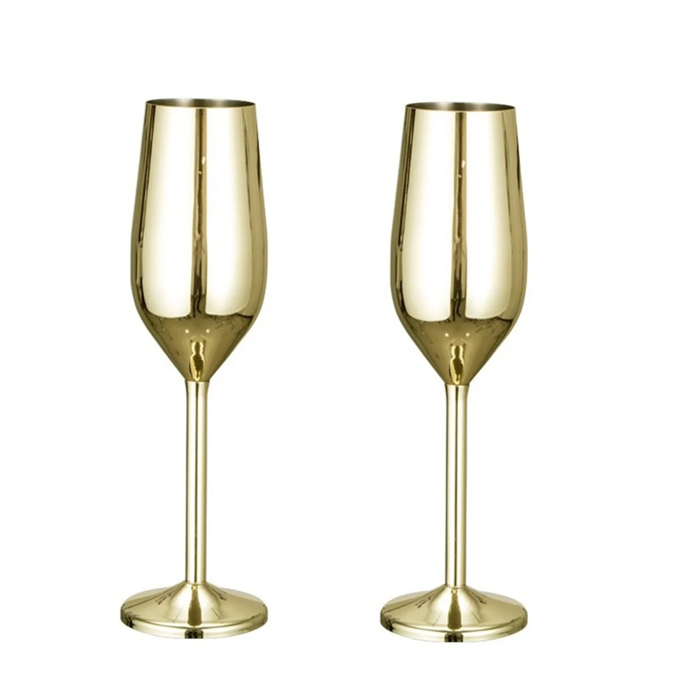 Stainless Steel Wine Tumbler Champagne Cup Cocktail Glass Metal Wine Glass Bar Unbreakable Wine Glasses Gold
Stainless Steel Wine Tumbler Champagne Cup Cocktail Glass Metal Wine Glass Bar Unbreakable Wine Glasses Gold