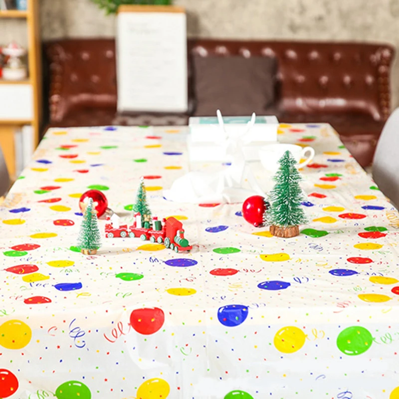 JOLLYBOOM Colorful Dots Disposable Plastic Tablecloth for Christmas Day Boy Girl Birthday Party Dining Table Decoration Supplies
JOLLYBOOM Colorful Dots Disposable Plastic Tablecloth for Christmas Day Boy Girl Birthday Party Dining Table Decoration Supplies
