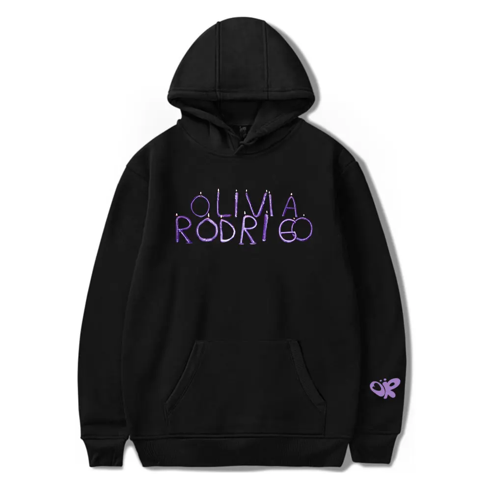 

Olivia Rodrigo Hoodies Candles Sweatshirts Guts Album Merch Print Unisex Fashion Funny Casual Streetwear