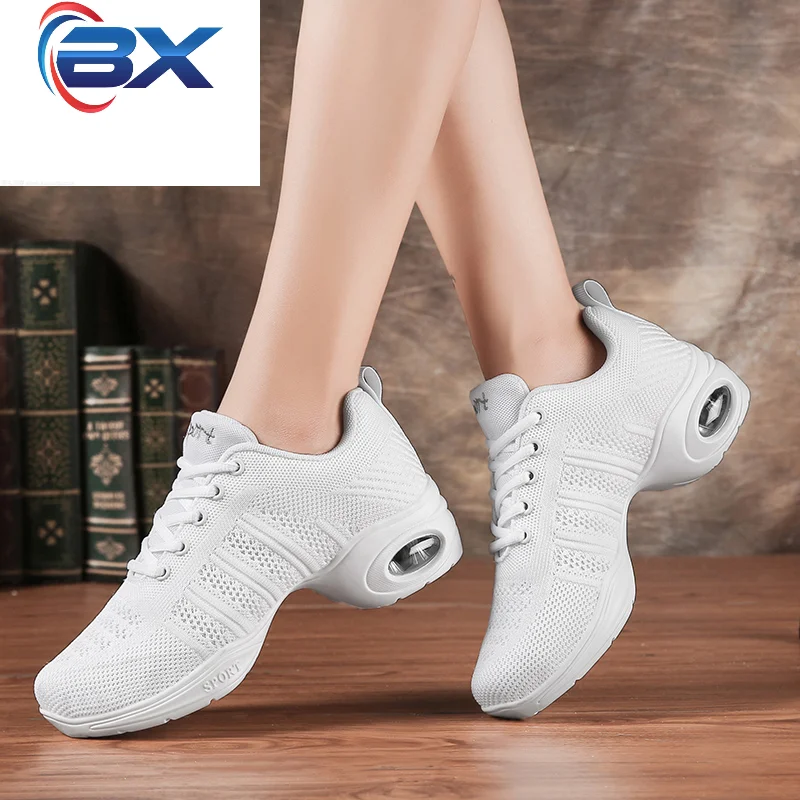 Женские кроссовки с мягкой подошвой, Спортивная дышащая обувь для танцев, современные джазовые, европейские размеры 41 
Женские кроссовки с мягкой подошвой, Спортивная дышащая обувь для танцев, современные джазовые, европейские размеры 41