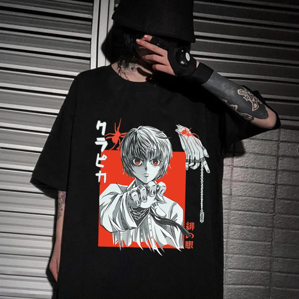 Kurapika Hunter X Hunter Shirts Fashion Harajuku Hip Hop Man Woman Anime Tops
Kurapika Hunter X Hunter Shirts Fashion Harajuku Hip Hop Man Woman Anime Tops
