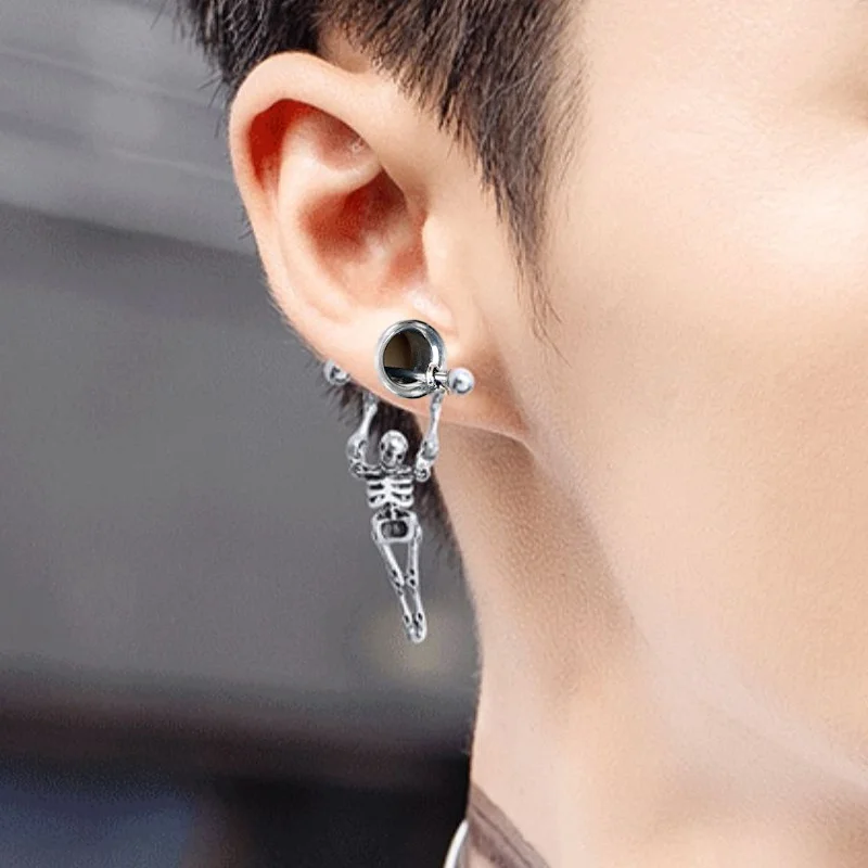 2 Pieces Steel Ear Tunnel Ear Plug Movable Arthrosis Skeleton Dangle Ear Gauge Flesh Ear Piercing Expander Expansores Oreja 30mm
2 Pieces Steel Ear Tunnel Ear Plug Movable Arthrosis Skeleton Dangle Ear Gauge Flesh Ear Piercing Expander Expansores Oreja 30mm