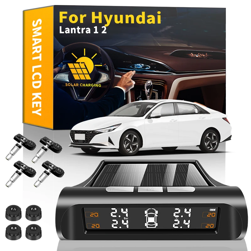 Smart Car TPMS Tyre Pressure Monitoring System Solar LCD Display Auto Security Alarm Systems For Hyundai Lantra 1 2 Accessories
Smart Car TPMS Tyre Pressure Monitoring System Solar LCD Display Auto Security Alarm Systems For Hyundai Lantra 1 2 Accessories