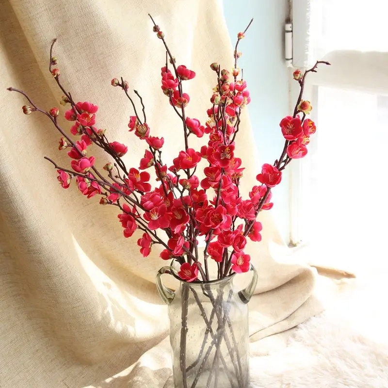Artificial Flowers Cherry Blossom Bridal Decor Flowers Bouquet Silk Fake Flowers Decoration Wedding Decorative DIY
Artificial Flowers Cherry Blossom Bridal Decor Flowers Bouquet Silk Fake Flowers Decoration Wedding Decorative DIY