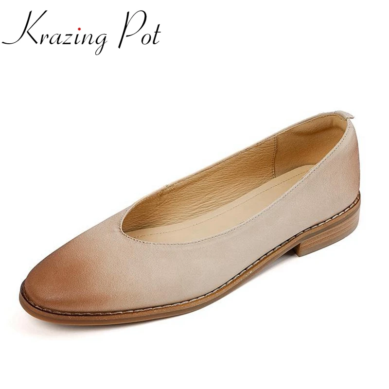 Туфли Krazing Pot из натуральной кожи с круглым носком, на низком каблуке
Туфли Krazing Pot из натуральной кожи с круглым носком, на низком каблуке