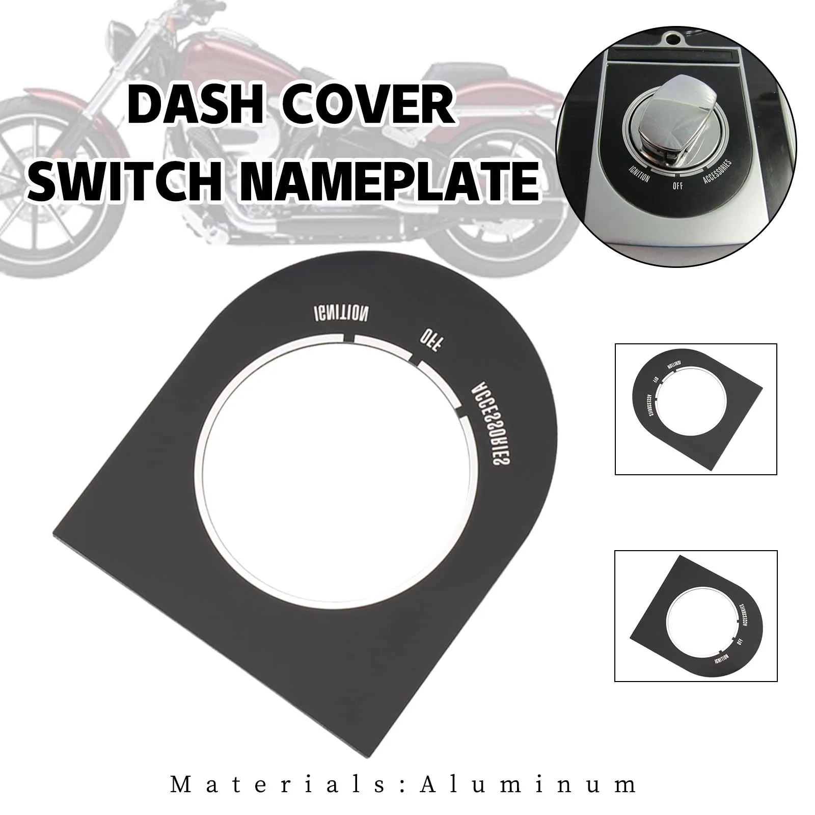 Motorcycle Dash Plate Cover Switch Nameplate Aluminum For Harley Softail Standard Heritage 1996-2017 Dyna Wide Glide 1993-2003
Motorcycle Dash Plate Cover Switch Nameplate Aluminum For Harley Softail Standard Heritage 1996-2017 Dyna Wide Glide 1993-2003
