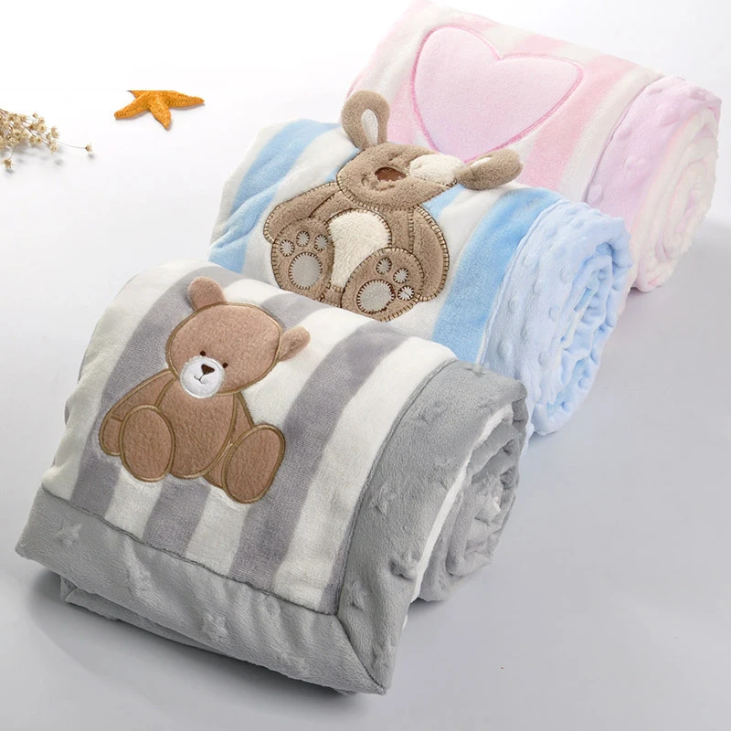 Baby Blankets Newborn Super Soft Fleece Stroller Bed Swaddle Wrap 100*75cm Infant Boys Girls Receiving Mats Toddler Throw Quilts 
Baby Blankets Newborn Super Soft Fleece Stroller Bed Swaddle Wrap 100*75cm Infant Boys Girls Receiving Mats Toddler Throw Quilts