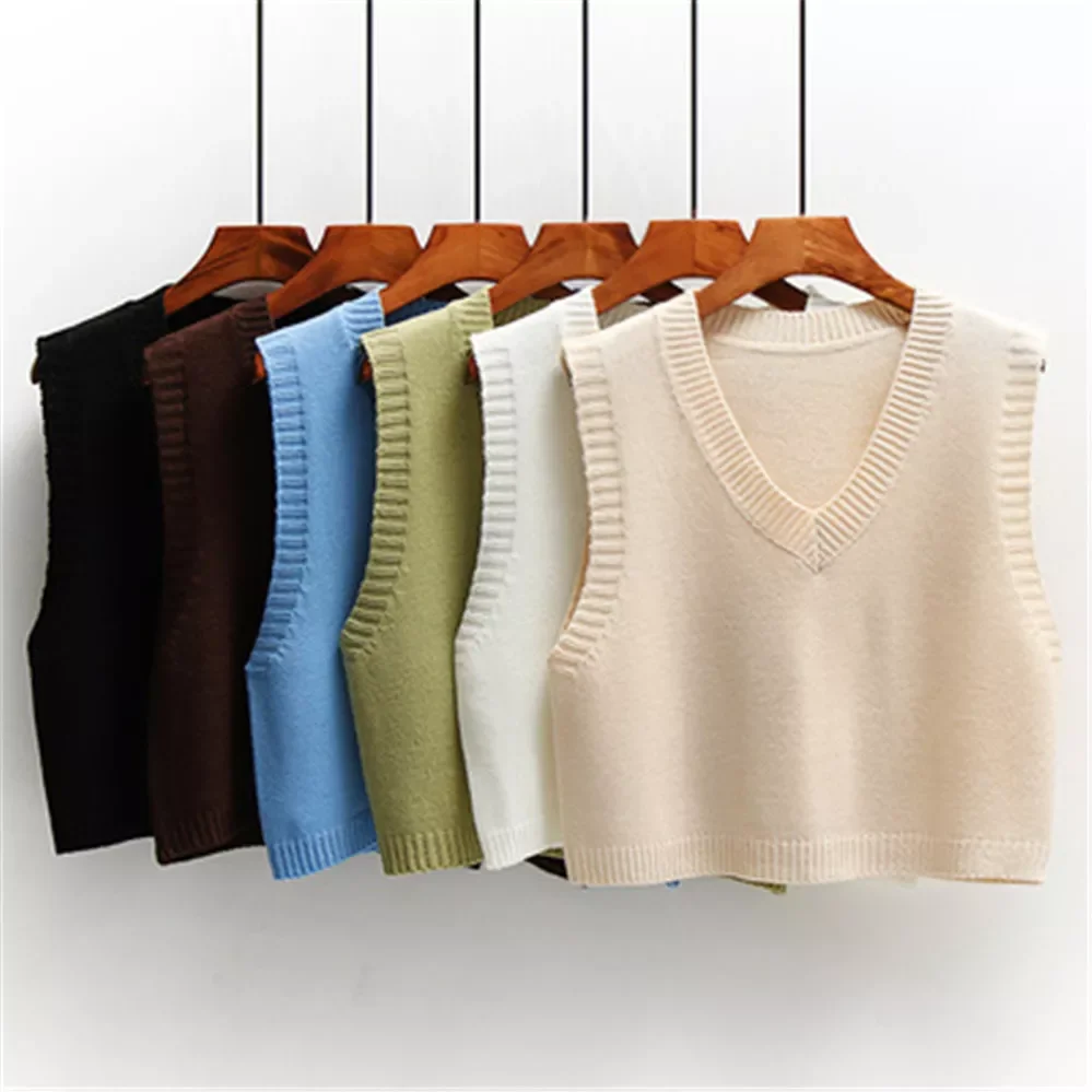 Autumn Sweater Vest Women Korean Elegant Student V-neck Pullover Loose Casual Knitting Tops Outerwear Vest Fashion PZ3654
Autumn Sweater Vest Women Korean Elegant Student V-neck Pullover Loose Casual Knitting Tops Outerwear Vest Fashion PZ3654