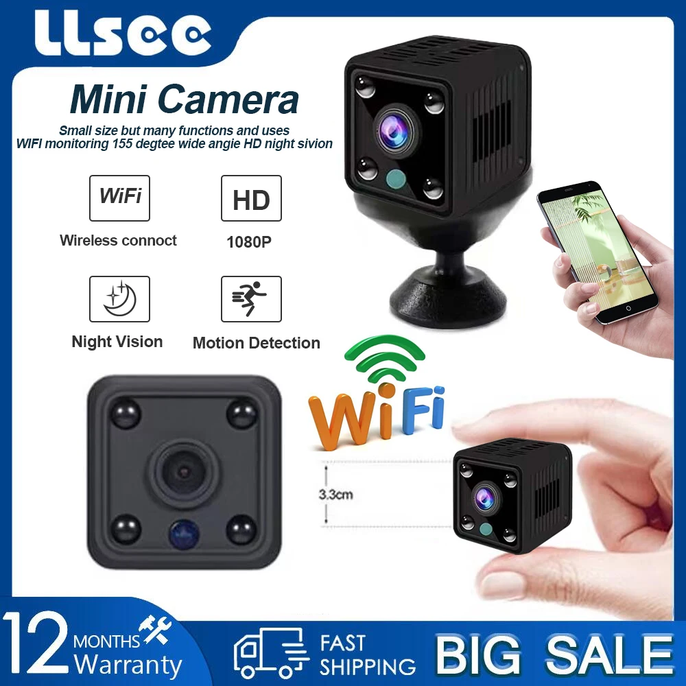LLSEE Super Mini IP камеры HD CCTV Камеры безопасности Wi - Fi Инфракрасное ночное зрение Pir Контроль движения Двусторонний дом
LLSEE Super Mini IP камеры HD CCTV Камеры безопасности Wi - Fi Инфракрасное ночное зрение Pir Контроль движения Двусторонний дом
