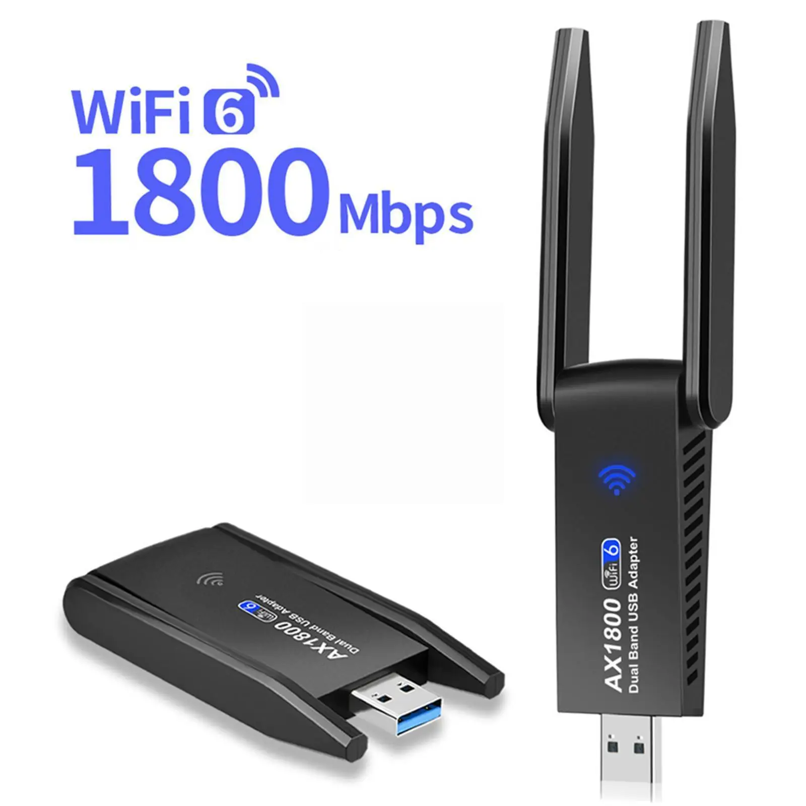 Usb Wi-Fi 6 адаптер с двойной антенной, сетевая карта Ax1800, двухдиапазонный, 2,4g, стандартный Wi-Fi адаптер для ПК, ноутбука, планшета, игрового контро...
Usb Wi-Fi 6 адаптер с двойной антенной, сетевая карта Ax1800, двухдиапазонный, 2,4g, стандартный Wi-Fi адаптер для ПК, ноутбука, планшета, игрового контро...