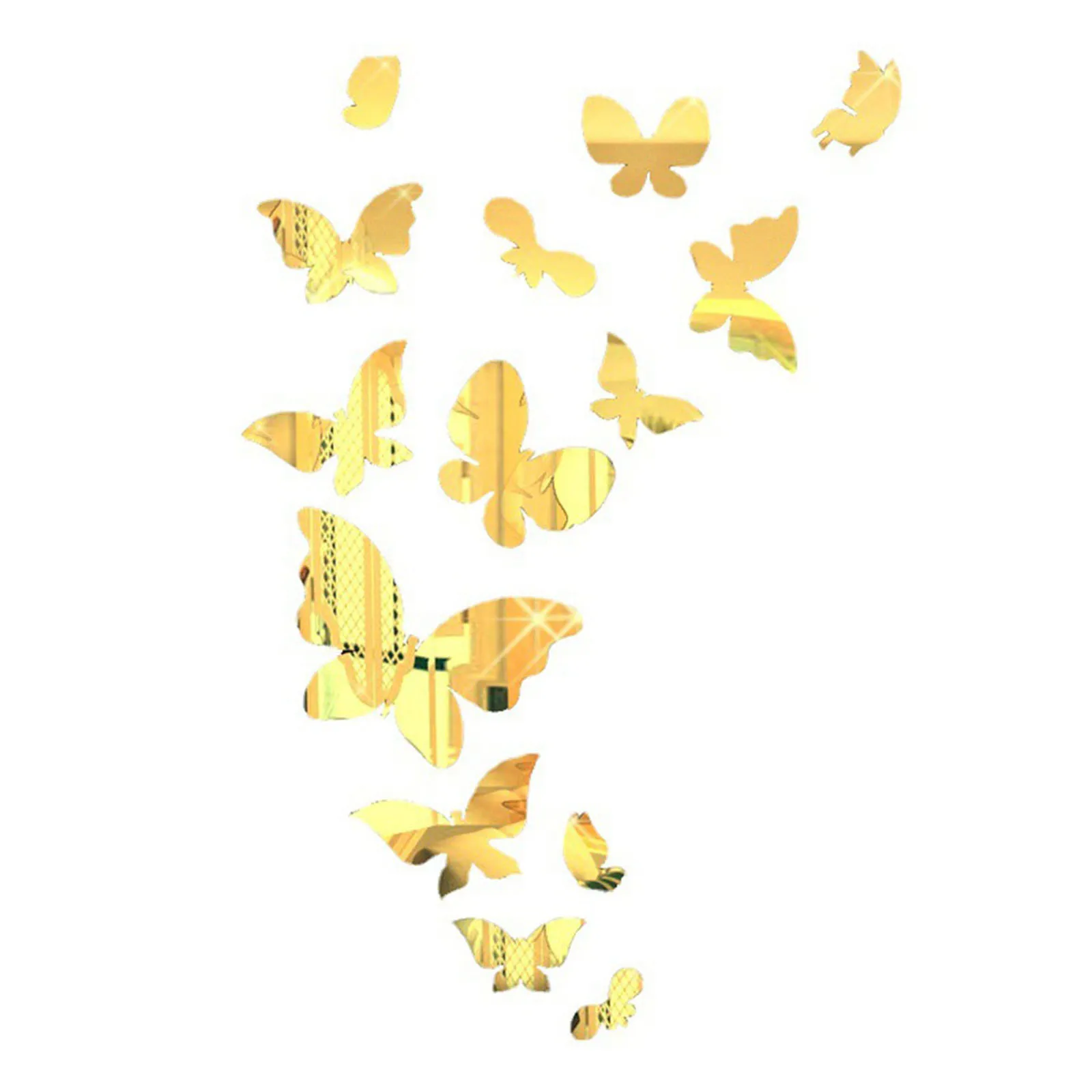 Acrylic Wall Sticker Butterfly Shaped Mirror Three Dimensional Drawing Adds Depth to Living Space Easy to Adjust Size
Acrylic Wall Sticker Butterfly Shaped Mirror Three Dimensional Drawing Adds Depth to Living Space Easy to Adjust Size