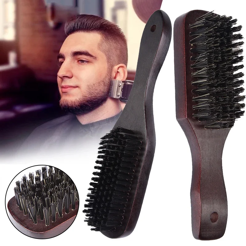Man Mustache Brush Hairdressing Beard Styling Comb Barber Tool Boar Bristle Massage Salon Supply Facial Hair Cleaning Brush New
Man Mustache Brush Hairdressing Beard Styling Comb Barber Tool Boar Bristle Massage Salon Supply Facial Hair Cleaning Brush New