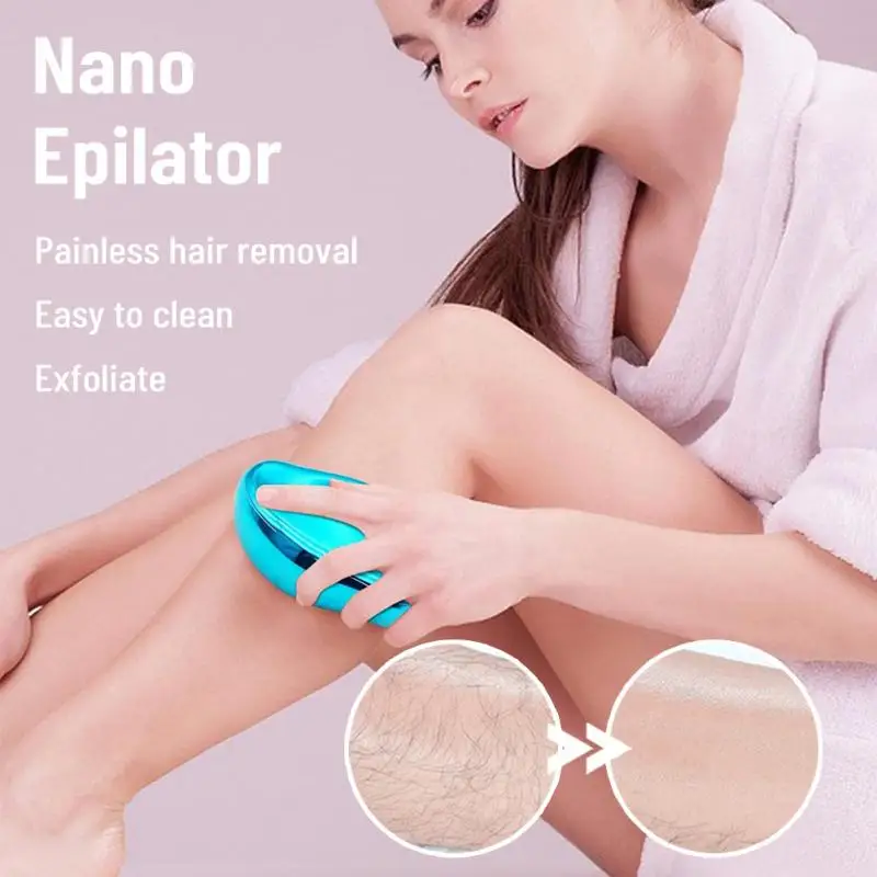 Crystal Hair Remover Physical Painless Safe Epilator Crystal Hair Eraser Easy Cleaning Reusable Body Home Depilation Tools
Crystal Hair Remover Physical Painless Safe Epilator Crystal Hair Eraser Easy Cleaning Reusable Body Home Depilation Tools
