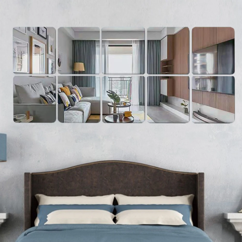DIY Acrylic Mirror Hexagonal Wall Sticker Mirror Tiles Self Adhesive Mirror Removable Decal Sheet For Living Room
DIY Acrylic Mirror Hexagonal Wall Sticker Mirror Tiles Self Adhesive Mirror Removable Decal Sheet For Living Room