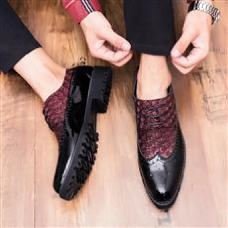 Autumn Men's Shoes Soft Bottom Slip-on Flat Shoes Men's Casual Leather Shoes Sports All-Matching Men's Clothing Suit Easy Wear T
Autumn Men's Shoes Soft Bottom Slip-on Flat Shoes Men's Casual Leather Shoes Sports All-Matching Men's Clothing Suit Easy Wear T