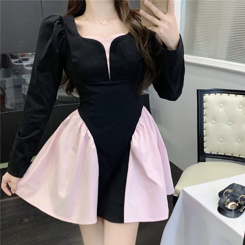 Платье-мини в стиле Хепберн женское, элегантное винтажное вечернее мини-платье составного кроя с длинным рукавом, весна 2022
Платье-мини в стиле Хепберн женское, элегантное винтажное вечернее мини-платье составного кроя с длинным рукавом, весна 2022