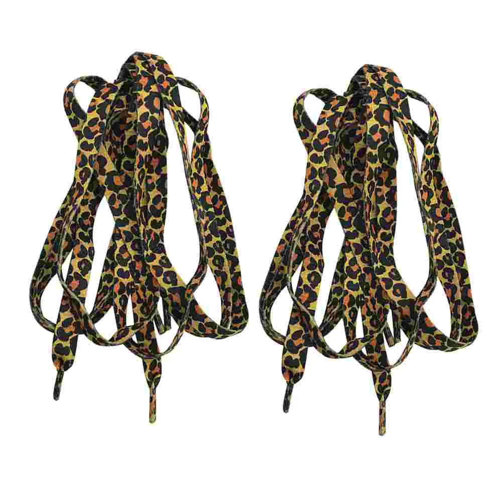 Leopard Lace Men Shoelaces Fashionable Ties Shoes Polyester Classic Accessory Unique
Leopard Lace Men Shoelaces Fashionable Ties Shoes Polyester Classic Accessory Unique