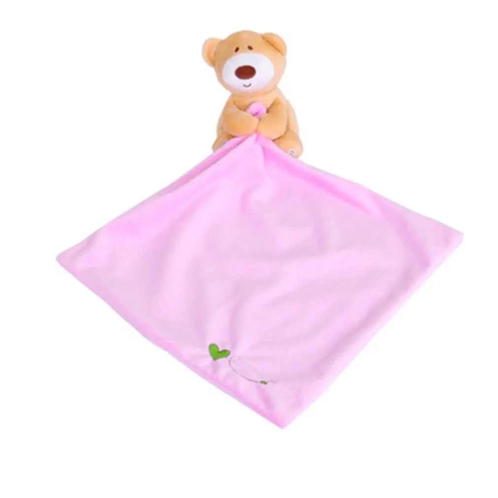 New Baby Handkerchief Bear Soothing Towel Saliva Towel Doll Super Soft And Non-Shedding Pp Cotton Comfort Towel
New Baby Handkerchief Bear Soothing Towel Saliva Towel Doll Super Soft And Non-Shedding Pp Cotton Comfort Towel