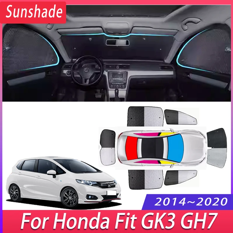 Автомобильный солнцезащитный козырек для Honda Fit GK3 GH7 2014 ~ 2020 2018 2019 автомобильная