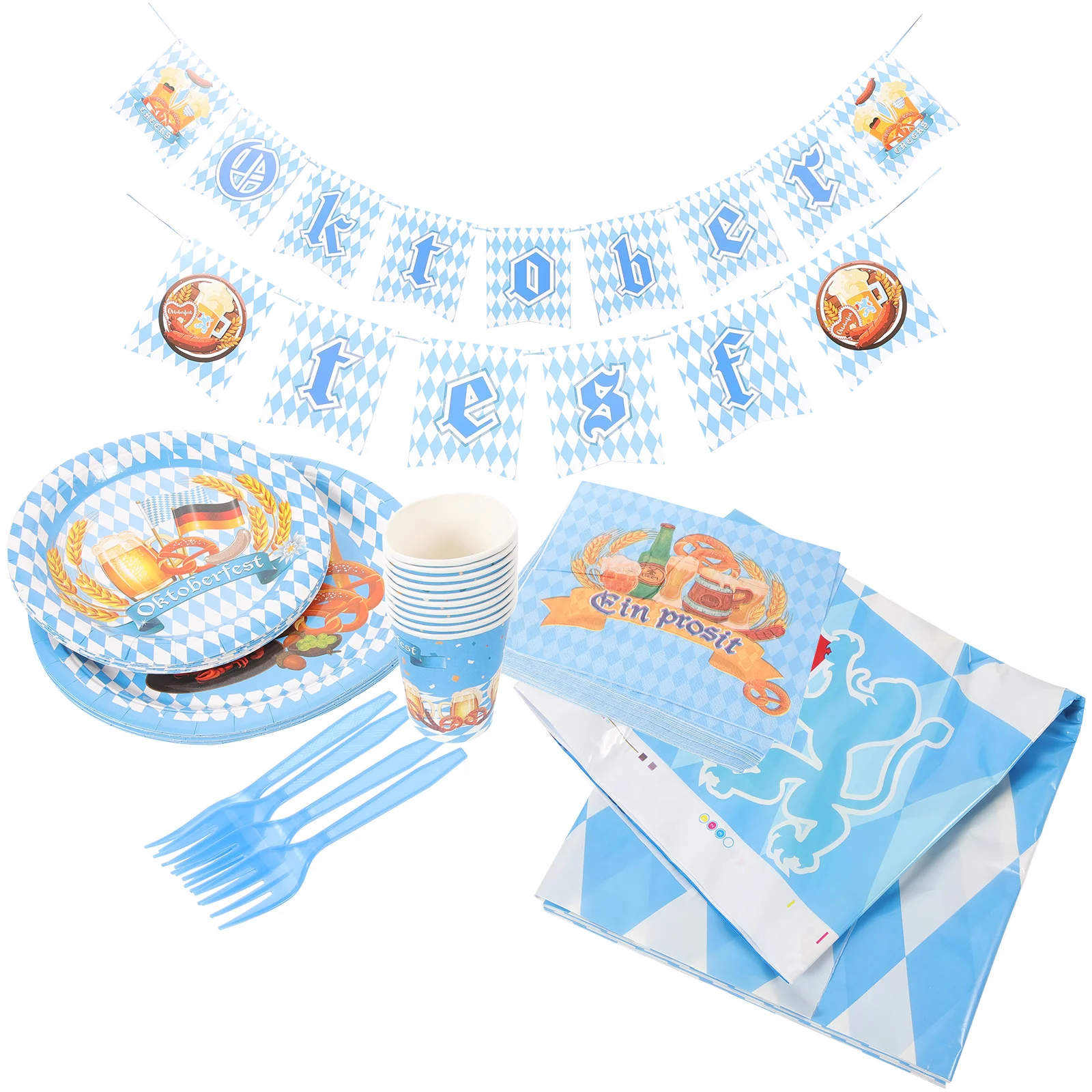 Paper Cups Oktoberfest Disposable Plates Beer Pattern Table Cover Party Tableware
Paper Cups Oktoberfest Disposable Plates Beer Pattern Table Cover Party Tableware