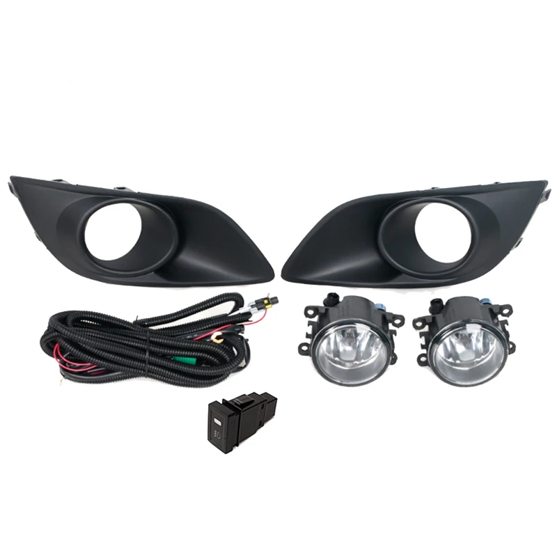 Car Front Bumper Fog Light Cover Harness Switch Kits Car Accessories Plastic For Suzuki Swift 2011-2017 
Car Front Bumper Fog Light Cover Harness Switch Kits Car Accessories Plastic For Suzuki Swift 2011-2017