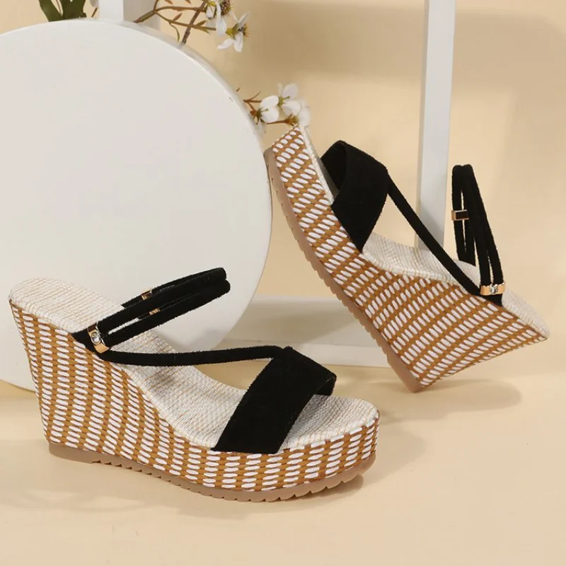 Platform Sandals Wedge Woman Shoes Fashion Elegant Ladies Slippers Summer Women Sandalias Peep Toe High Heels Female Slides 2023
Platform Sandals Wedge Woman Shoes Fashion Elegant Ladies Slippers Summer Women Sandalias Peep Toe High Heels Female Slides 2023