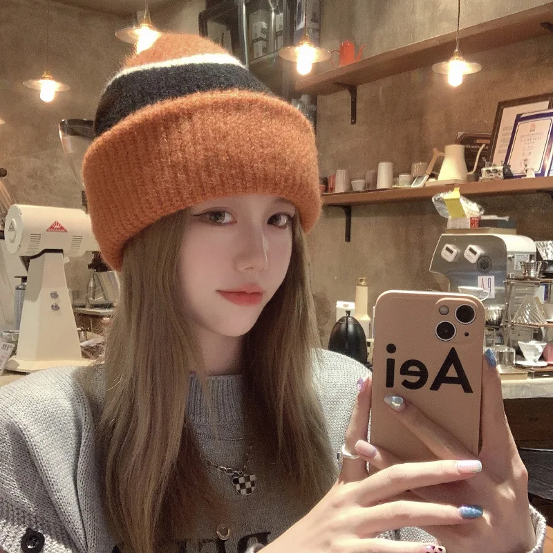 Women Hat Winter Beanies Cashmere Caps Knitted Chapeau Femme Casual Splicing Adult Cover Head hip hop Cap Bonnet
Women Hat Winter Beanies Cashmere Caps Knitted Chapeau Femme Casual Splicing Adult Cover Head hip hop Cap Bonnet