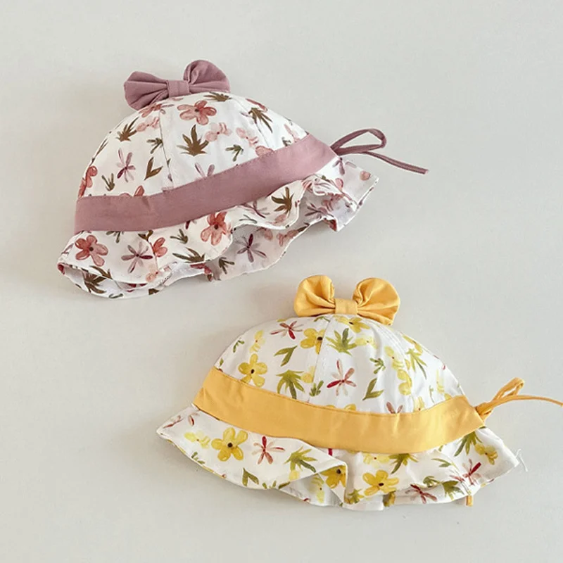 New Sweet Baby Girl Sun Hat Flower Print Newborn Girls Bucket Hats Children Caps Summer Outdoor Breathable Infant Panama Cap
New Sweet Baby Girl Sun Hat Flower Print Newborn Girls Bucket Hats Children Caps Summer Outdoor Breathable Infant Panama Cap