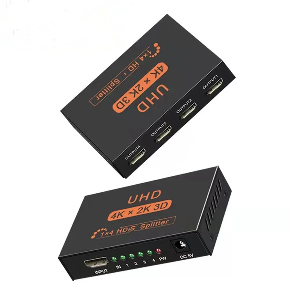 1x2 HDMI Splitter 1x4 HDMI Distributor Splitter 1 in 4 out 4K Video 4 Way Duplicate Screen Amplifier For PC TV Projector Monitor
1x2 HDMI Splitter 1x4 HDMI Distributor Splitter 1 in 4 out 4K Video 4 Way Duplicate Screen Amplifier For PC TV Projector Monitor