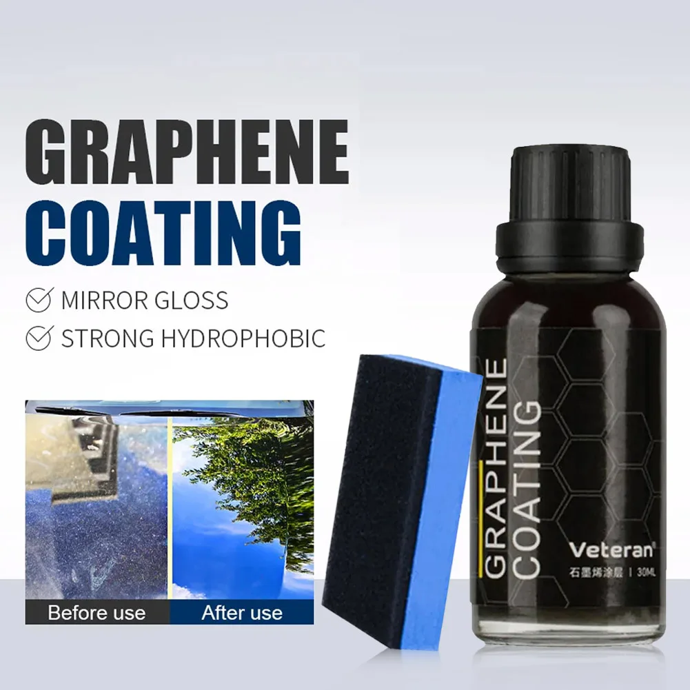 30ML 9H Car Ceramic Coating High Hardness Graphene Plating Crystal Car Detailing Auto Paint Care Polish Accessories With Sponge
30ML 9H Car Ceramic Coating High Hardness Graphene Plating Crystal Car Detailing Auto Paint Care Polish Accessories With Sponge