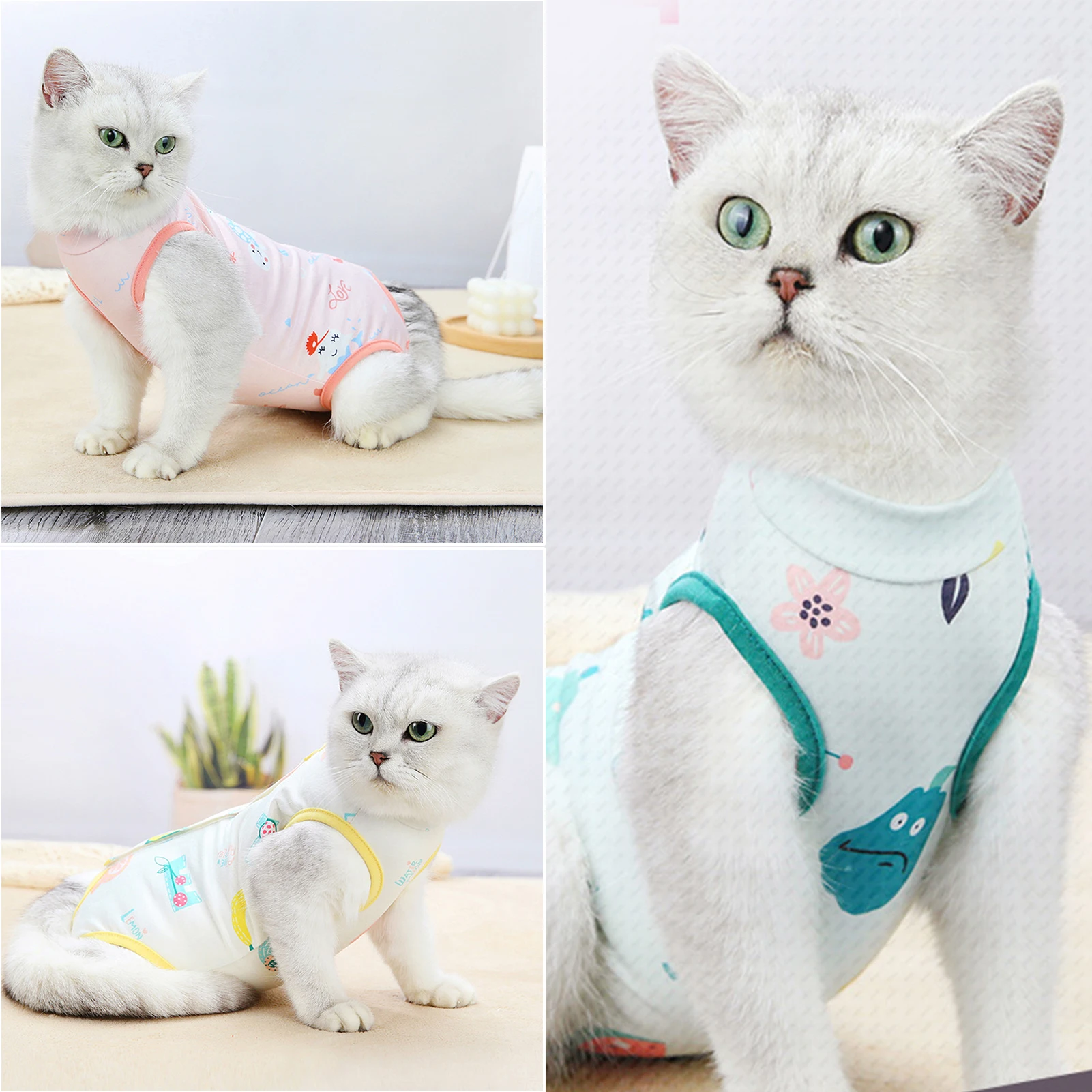 Cat Recovery Suit Cat After Surgery Recovery Suit Pet Sterilization Vest Kittens Physiological Clothes Comfortable Soft 66cy
Cat Recovery Suit Cat After Surgery Recovery Suit Pet Sterilization Vest Kittens Physiological Clothes Comfortable Soft 66cy