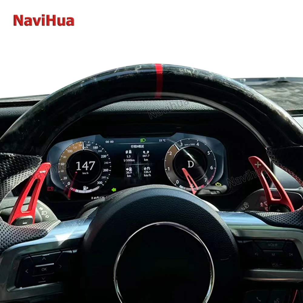 Для Ford Mustang 2015-2021 Linux система 12 3-дюймовый ЖК-дисплей цифровая приборная панель