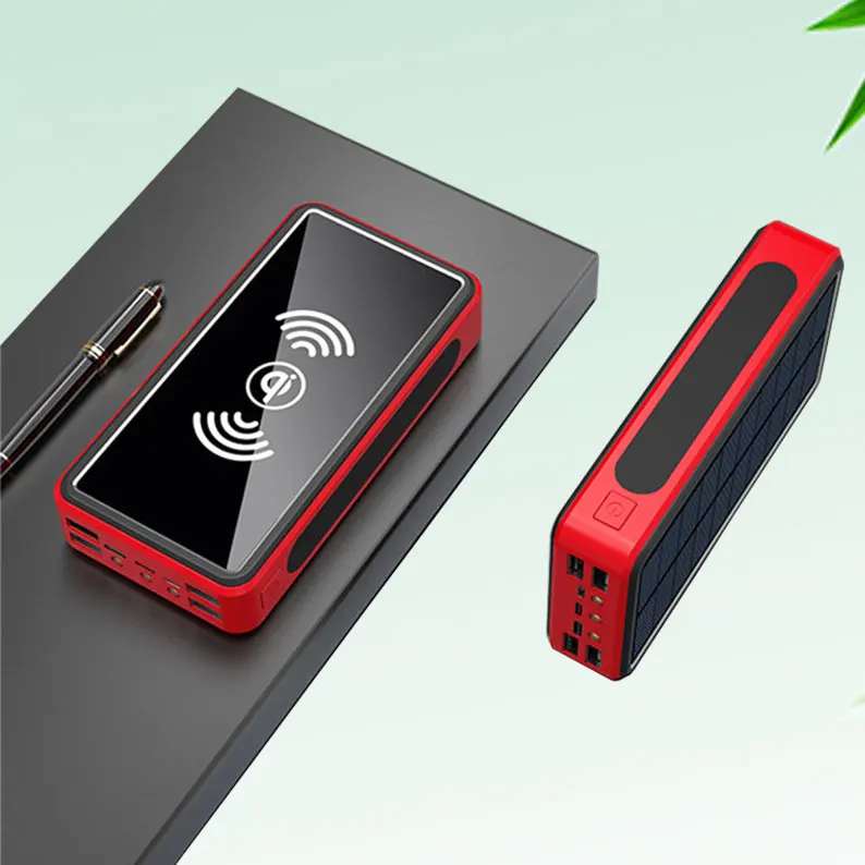 80000mAh Qi Wireless Solar Power Bank with LED Lights, 4 USB Ports, Fast Charge for Xiaomi Samsung Phones
80000mAh Qi Wireless Solar Power Bank with LED Lights, 4 USB Ports, Fast Charge for Xiaomi Samsung Phones