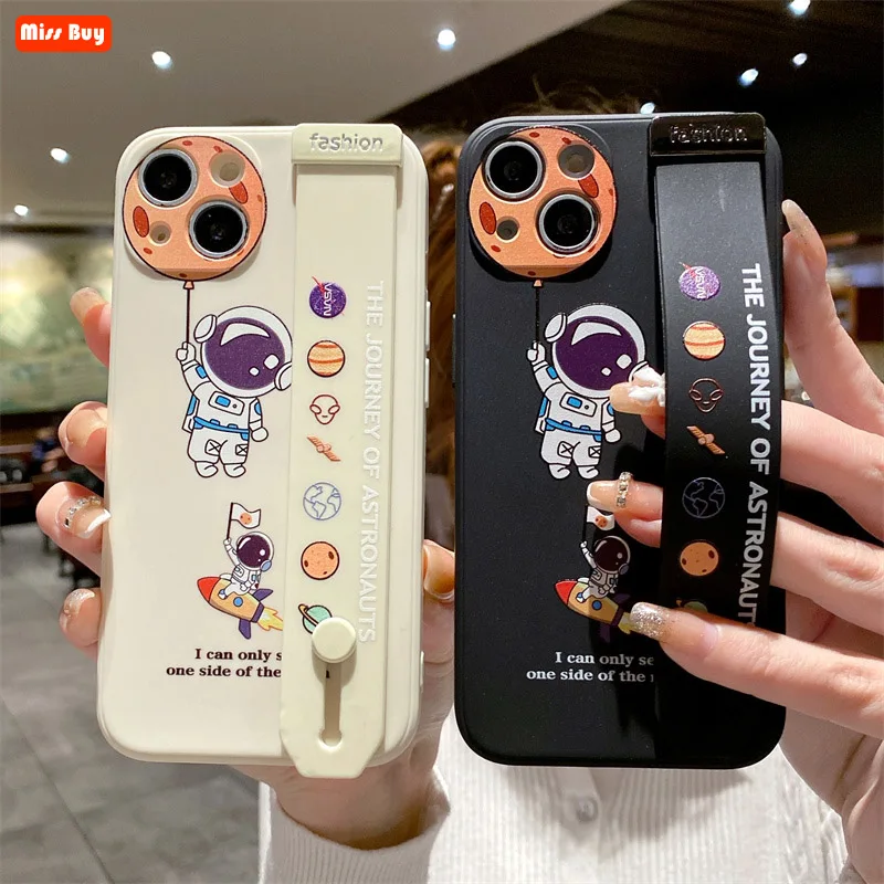 Cute Cartoon Astronaut Wristband Liquid Silicone Case for Samsung galaxy S23 S22 Ultra S21 S20 FE S10 Plus A53 A33 A73 5G Cover
Cute Cartoon Astronaut Wristband Liquid Silicone Case for Samsung galaxy S23 S22 Ultra S21 S20 FE S10 Plus A53 A33 A73 5G Cover