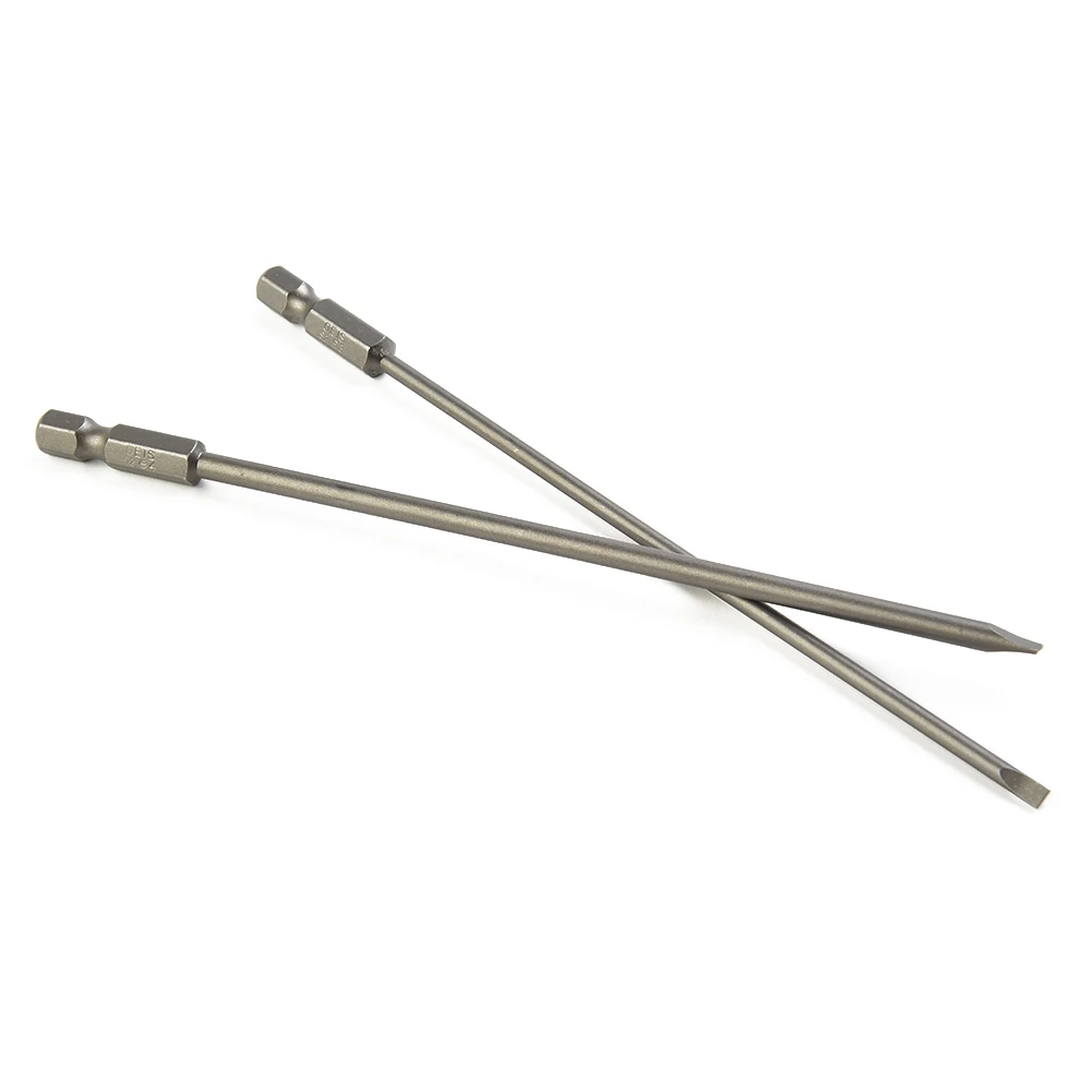 4PCS 150mm Slotted Screwdriver Bits 1/4 Inch Hex Shank Magnetic Flat Head Slotted Tip Screwdrivers Bits SL3.0 SL4.0 SL5.0 SL6.0
4PCS 150mm Slotted Screwdriver Bits 1/4 Inch Hex Shank Magnetic Flat Head Slotted Tip Screwdrivers Bits SL3.0 SL4.0 SL5.0 SL6.0