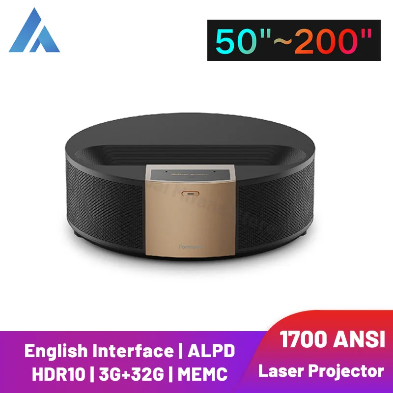 New Fengmi Formoive Laser Projector U5000 1700ANSI Lumen MEMC HDR10 3+32G Home Theater 1080P Full HD 4K Decoding Projection TV
New Fengmi Formoive Laser Projector U5000 1700ANSI Lumen MEMC HDR10 3+32G Home Theater 1080P Full HD 4K Decoding Projection TV