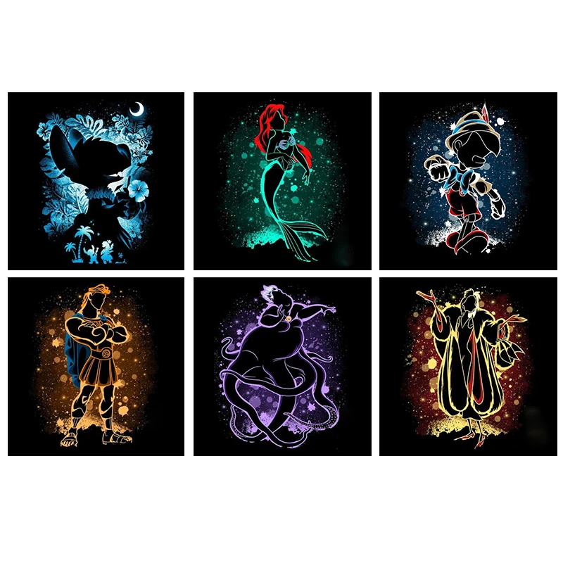 Black Art Disney Princess Stitch Mickey Beauty Beast Queen Diamond Embroidery Mosaic Handmade Embroidery Christmas Gift Ll80
Black Art Disney Princess Stitch Mickey Beauty Beast Queen Diamond Embroidery Mosaic Handmade Embroidery Christmas Gift Ll80