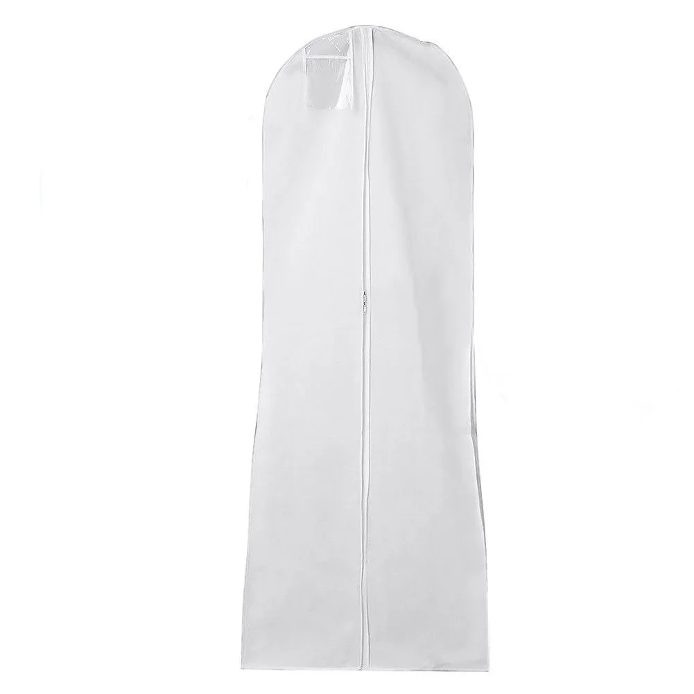 1.8 M Hang Pouch Wedding Dress Garment Breathable Dust Cover Extra Large White With Storage Bag Bridal
1.8 M Hang Pouch Wedding Dress Garment Breathable Dust Cover Extra Large White With Storage Bag Bridal