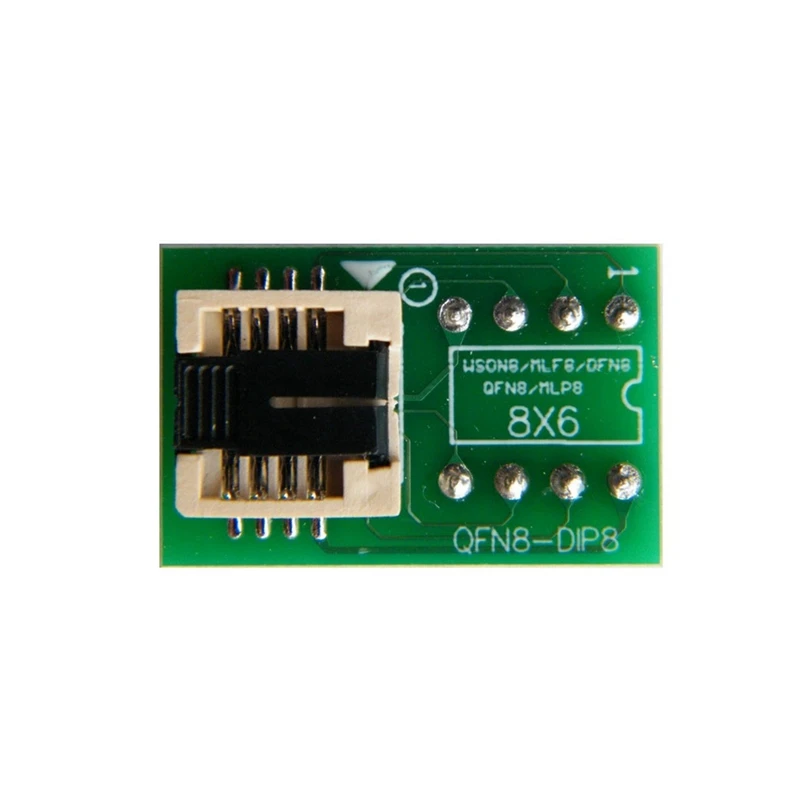 QFN8/WSON8/MLF8/MLP8/DFN8 TO DIP8 For CH341A Tl866ii Plus RT809H/F T48 T56 EZP2023 Programmer, IC Chips Socket
QFN8/WSON8/MLF8/MLP8/DFN8 TO DIP8 For CH341A Tl866ii Plus RT809H/F T48 T56 EZP2023 Programmer, IC Chips Socket