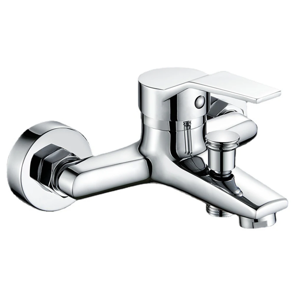 Chrome Finished Faucets Zinc Alloy Construction Dual Hot and Cold Water Spout Wall Mounted for Easy Installation
Chrome Finished Faucets Zinc Alloy Construction Dual Hot and Cold Water Spout Wall Mounted for Easy Installation