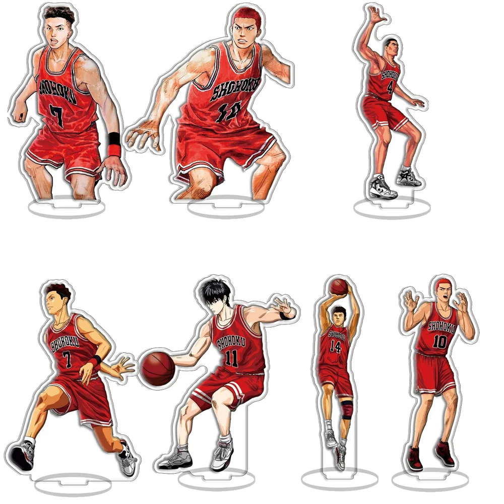 Anime Slam Dunk Stand Sakuragi Hanamichi Rukawa Kaede Akagi Takenori Mitsui GM Acrylic Figure Standing Model Plate Cake Topper
Anime Slam Dunk Stand Sakuragi Hanamichi Rukawa Kaede Akagi Takenori Mitsui GM Acrylic Figure Standing Model Plate Cake Topper