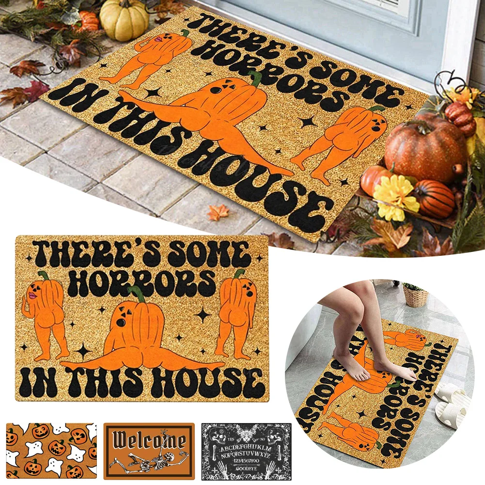 Halloween Floor Mat With Funny Pattern Non-slip Dust-proof Footpad For Home Indoor Outdoor
Halloween Floor Mat With Funny Pattern Non-slip Dust-proof Footpad For Home Indoor Outdoor