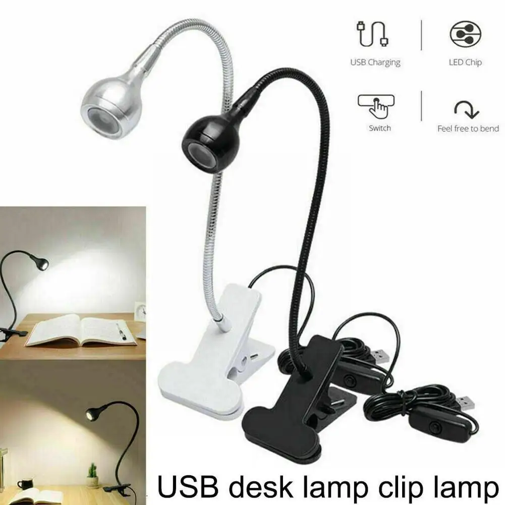 Usb Power Led Clip-on Desk Lamp Flexible Study Reading Book Lights Eye Protect Table Lamp For Home Bedroom Study Lighting I9n9
Usb Power Led Clip-on Desk Lamp Flexible Study Reading Book Lights Eye Protect Table Lamp For Home Bedroom Study Lighting I9n9