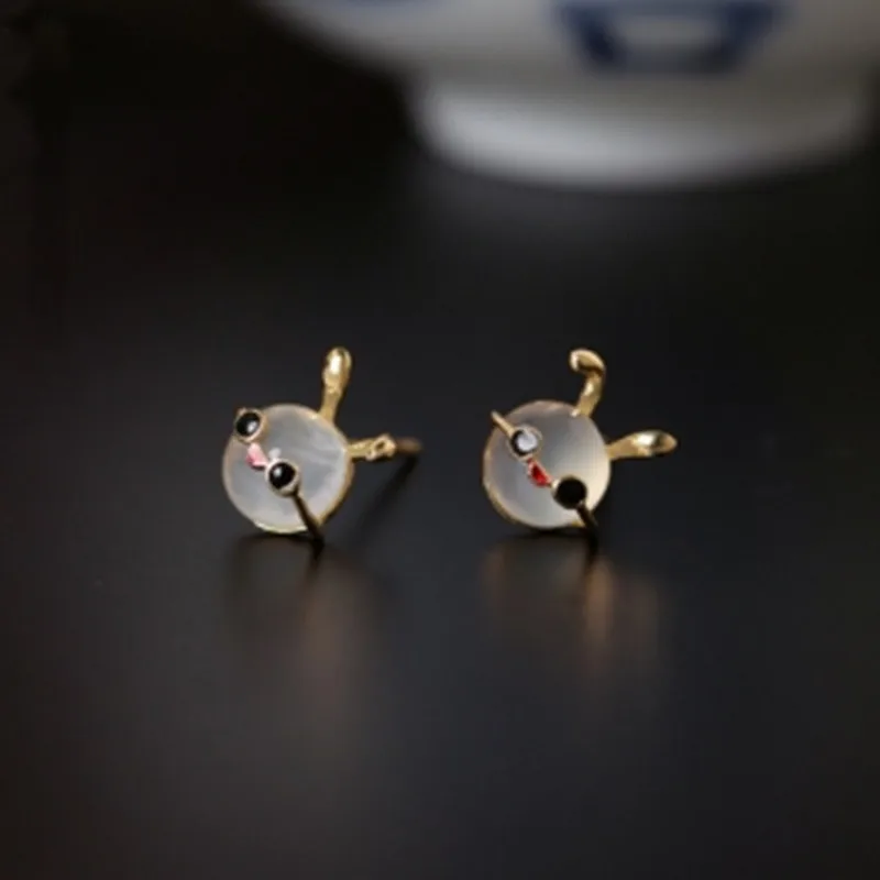 New Arrival Stud Earrings Fashion Opal Women Classic Korean Cute Little Rabbit Retro Simple Lovely Female Jewelry
New Arrival Stud Earrings Fashion Opal Women Classic Korean Cute Little Rabbit Retro Simple Lovely Female Jewelry