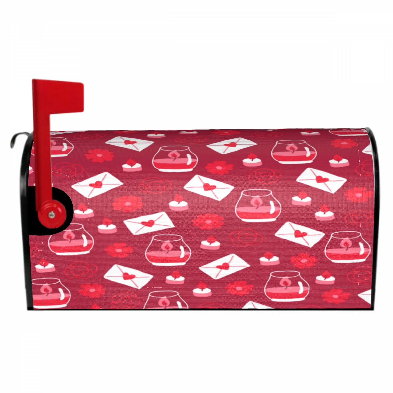 Red Flower And Candle Cup Magnetic Mailbox Cover Standard Size Post Box Cover Wrap Decoration Garden Outdoor
Red Flower And Candle Cup Magnetic Mailbox Cover Standard Size Post Box Cover Wrap Decoration Garden Outdoor