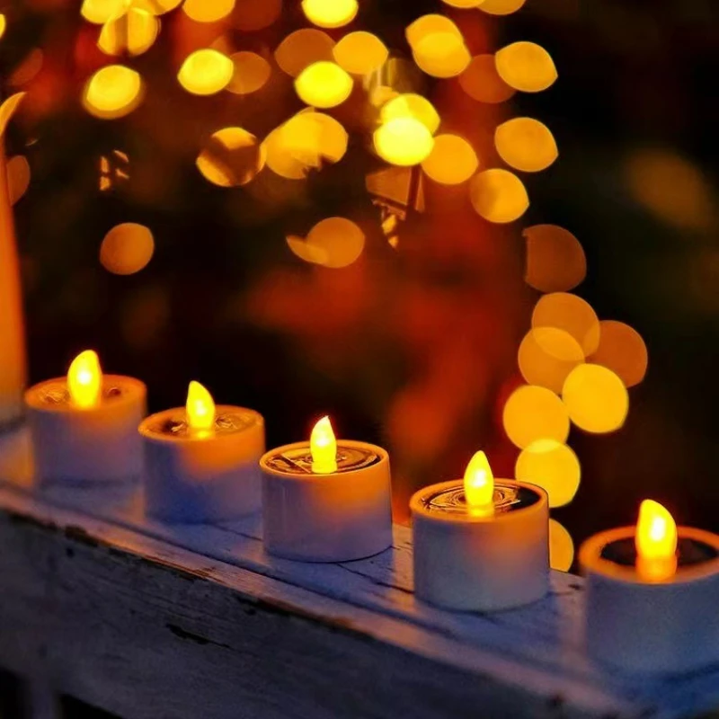 Solar LED Candle Lamp Outdoor Waterproof Night Light Balcony Garden Decor Garden Lights Flameless Candle Lamp For Path Cemetery
Solar LED Candle Lamp Outdoor Waterproof Night Light Balcony Garden Decor Garden Lights Flameless Candle Lamp For Path Cemetery
