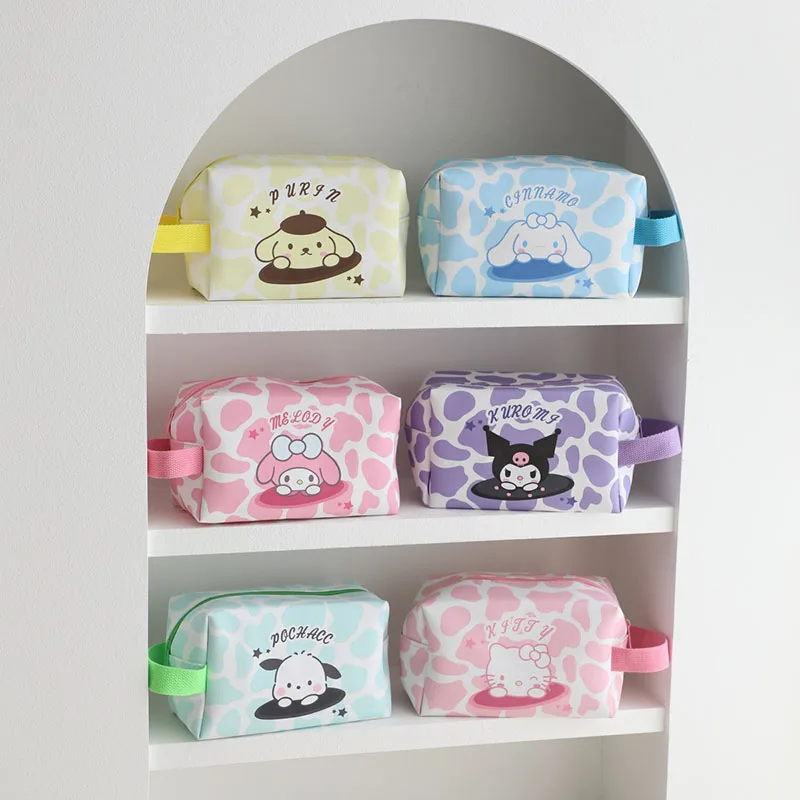 Kawaii Sanrio Kuromi Cinnamoroll Hello Kittys Y2K Cartoon Makeup Bag Cute Student Travel Cosmetics Storage Handbag Girls Gift
Kawaii Sanrio Kuromi Cinnamoroll Hello Kittys Y2K Cartoon Makeup Bag Cute Student Travel Cosmetics Storage Handbag Girls Gift