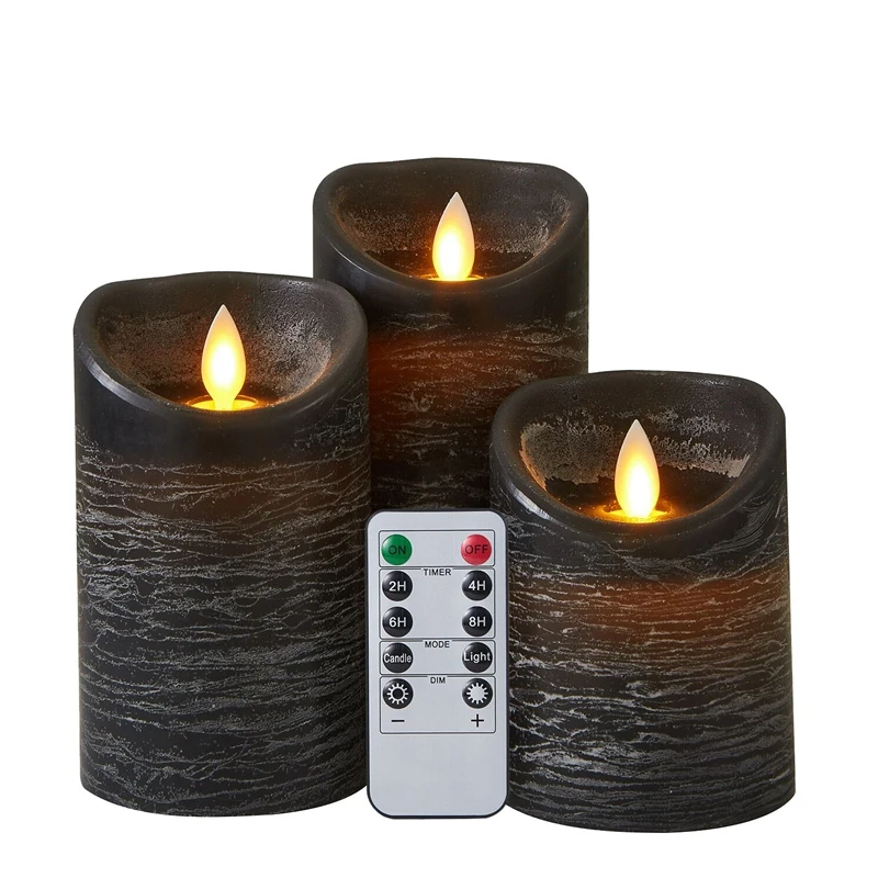 3Pcs/Set Creative LED Candle Lamp Simulation Candle Light Electronic Waving Lamp For Party Black
3Pcs/Set Creative LED Candle Lamp Simulation Candle Light Electronic Waving Lamp For Party Black